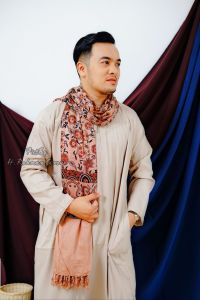 Imamah sorban pria panjang Khasmir habib santri haji surban imamah habib santri pria sorban terbaru