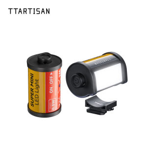 TTArtisan Mini Magnetic LED Light on Camera Fill Video Light  for Photography Vlog Live Streaming 3 Color temperatures 6000K/4500K/3000K & Full-color RGB LED Light