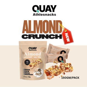 Quay Athlesnacks Almond Crunch (150G) - Healthy Snacks / Quay Wholefoods / Teck Sang