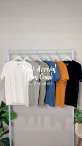 Zalmore Basic Men Oneck T-Shirt Premium Cotton - Kaos Polos Pria