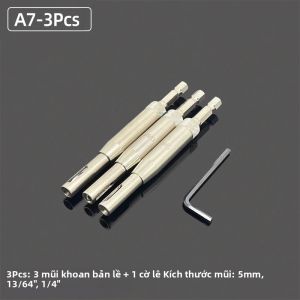 Bộ Dụng Cụ Khoan Tự Định Tâm Mũi Khoan Xoắn Mũi Khoan Lỗ Vít Cửa Gỗ Dụng Cụ Bào Lỗ Tủ Dụng Cụ Taro Bộ Dụng Cụ Phần Cứng