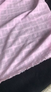 Vải Thô Cotton 100% Kẻ Ô Màu Hồng Khổ 1m3 - Mềm Thấm Hút Không Giãn - May Đồ Thiết Kế Áo Kiểu