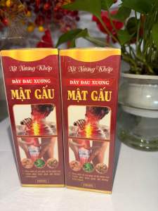 Xịt xương khớp dây đau xương mật gấu hỗ trợ đau nhức xương khớp