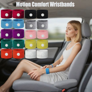 4PCS Anti-Nausea Acupressure Bands for Car Boat Flight | Drug-Free No-Pill Wristbands Perfect Gift for Travel Essentials