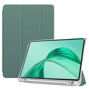 For Huawei Honor Pad X8b Case with Pencil Holder Tri-Folding TPU Back Stand for Honor Pad X8b NDL2-W09 Tablet Cover 11 inch