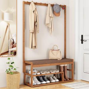 TENGYAGAO | Shoe-changing Bench Coat Rack Storage