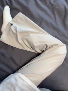 Quần Dài Nam Ống Đứng Rộng Rãi Nhanh Khô Màu Xám Phong Cách Mỹ Quần Dài Mùa Hè Quần Thường Ngày Quần Dài Ống Rộng