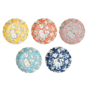 Mino Yaki | Original Design Magnolia Underglaze Ceramic Plate