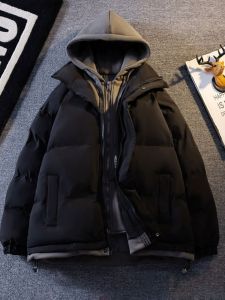 LIIEN NOOS | Fake Two Pieces Thickening Cotton Jacket