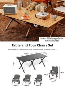 TSINGTON | Foldable Camping Table and Chair Set