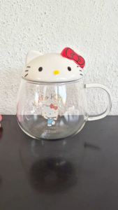 Hello Kitty glass mug