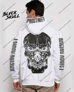 BCC Hoodie Prostreet Sunmori Series Black Skull - Jaket Sweater Baju Hangat Streetwear Best Seller Biker Sunmori Black Edition Prostreet Terbaru
