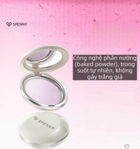 Spenny | Phấn phủ mịn lì kiềm dầu tốt trong veo tự nhiên không trắng giả giữ makeup lâu trôi