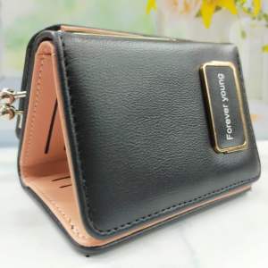 DOMPET WANITA LIPAT KECIL BEHEL BERDIRI FOREVER YOUNG POLOS BUAYA