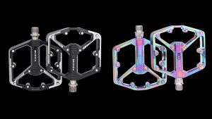 A Pair MEROCA Mountain Bike Wide-faced Pedal Aluminum Alloy Pelin Pedal Pedal Accessories MTB