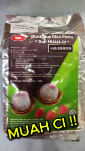 (HALAL) MYICE DOH MUA-CI /Glutinous Rice Paste / Mooncake Snow SkinPremix  500g