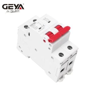 Geya | GEYA GYM10 AC MCB 2Pole 16A 25A 63A 220V/400V Mini Circuit Breaker C Curve 6KA CE CB Approved