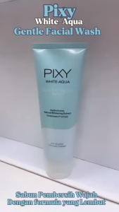 pixy gentle facial wash | facial gel | white aqua series | whitening |