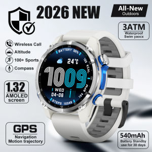 HD350 Pro Smart Watch AMOLDE GPS Track Offline Map 540Mah LED Flashlight Outdoor Sport Barometer Altitude Compass smartwatches