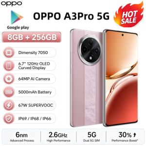 OPPO | 2026 new OPPO A3 Pro 5G Mobile Phone 8GB+256GB 120Hz Screen 50MP AI Camera 45W SUPERVOOC IP54 Splash Resistant Dual SIM