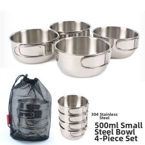 TUJUE | Stainless Steel Outdoor Multipurpose Tableware Set