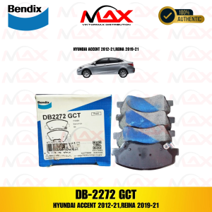 DB 2272 GCT BENDIX BRAKE PAD FRT HYUNDAI ACCENT 2012-21 HYUNDAI REINA 2019-21