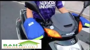 GĂNG TAY XE MÁY CHỐNG GIÓ  CHỐNG RÉT  CHỐNG NƯỚC CÓ PHẢN QUANG ĐI ĐƯỜNG MÙA ĐÔNG  BAHAMAR  giữ ấm đôi tay mà không cản trở việc điều khiển xe máy  xe