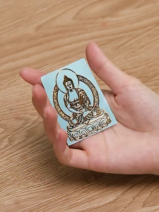 Stiker HP Rejeki Emas 8 Dewa Hoki keberuntungan Pelindung 12 shio Chinese Aksesoris HP stiker