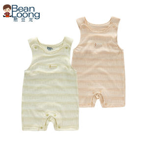 Humbert Dragon Newborn Baby Romper Summer Cotton Blend Sleeveless Bib Overalls Underwear for Infants And Toddlers Boys And Girls