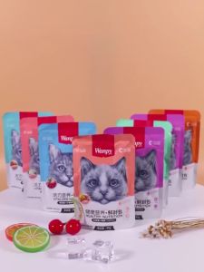 Combo 30 gói pate WANPY đủ vị cho mèo mọi lứa tuổi gói 80g