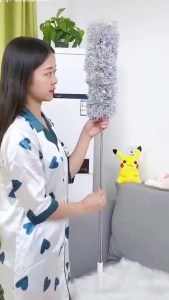 280CM Duster Brush Adjustable Long Handle Multifunctional Microfiber Dust Cleaning Tool