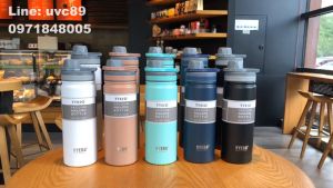 TYESO 750ml ของแท้ - น้ำสแตนเลส กระบอกเย็น-ร้อน กระติกของ TS8709