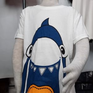 Kaos Anak Laki-laki Motif Print Cotton 24s Lengan Pendek Satu warna Harga Termurah Kaos Anak Casual