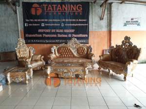 (WAJIB BACA DESKRIPSI) SOFA TAMU BUNGA SERIBU ORIGINAL KAYU JATI FINISHING UKIR JOK KAIN MEWAH MURAH KURSI MEJA DEKORASI INTERIOR MODERN TATANING FURNITURES JEPARA