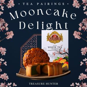 Treasure Hunter Mid Autumn Basilur White Tea Assorted Gift Box 20E Individual Foil Wrapped Teabags
