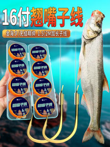 Extra Long Baitcasting Double Hook Finished Product Special for Carp Grass Fish Hook Ready to Use Big Game Fishing Hooks