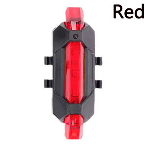YTYIN | LED Bicycle Tail Light Bike Rear Lamp USB Rechargeable Mountain Road Bike Taillight for Night Safety Warning Riding Bike Lamp