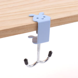 Rabbit Desk Bag Hook Table Side Hanging Hook Adjustable Storage Hooks Headphone Backpack Desk Hanger Punch-free