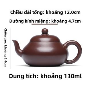 CANGHUTIANXIA | Bình Trà Zisha Sức Chứa Nhỏ Độc Nhân Thủ Công