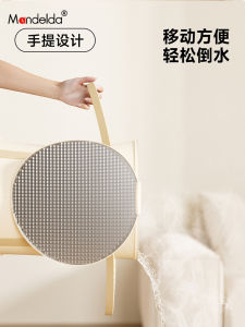 Foldable Foot Bath Tub Small Leg Warmth Student Dormitory Steam Washing Foot Tub Basin Home Use Nordic Style Covered Bucket