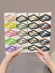 Simple Hollow Cloud Hairpin Womens Forehead Side Bangs Clip Childrens Back Head Fragrant Hair BB Clip Hair Accessories