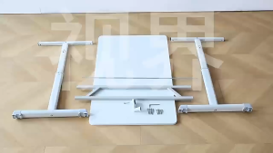 Lifting Table Manual Adjustable Height Study Working Table Computer Table Gaming Table