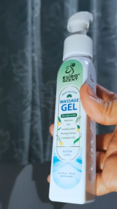 Euroscent Mentholated Massage Gel with Aloe Vera and Moringa Extract for Soothing Relief after Workout