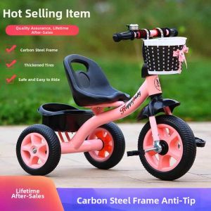 BAQILING | Miset Childrens Tricycle Bicycle for Ages 1–3–6: Baby Stroller Kids Bike Childrens Vehicle