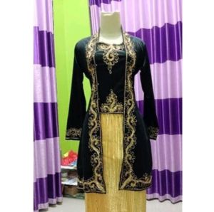 kebaya besan motif baru full bordir