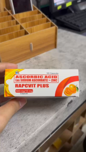 RapcVit Plus – Ascorbic Acid + Zinc Capsules (500 mg / 10 mg) FDA approved BNDPharma