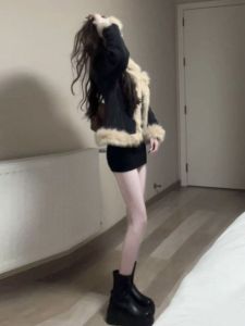 Retro Small Cotton-Padded Clothes Cotton Padded Thickened Stuffed Denim Cotton Coat Jacket Fancy Super Nice Winter Cotton Jacket