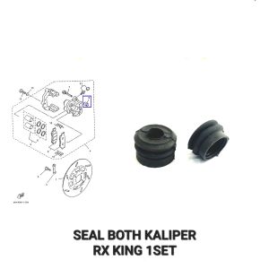 Seal Both Kaliper RX King Lama (Harga Per Set Isi 2) - Karet Sil Siel Boot Bot But Caliper Usus Cakram Depan Yamaha RXK RXS RXZ RZR