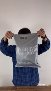 (isi 100) Plastik Sablon Plong 30x40 Murah Free Design