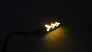 1 Cặp Đèn Xi-nhan Xe Máy Kiểu Xương Cá Hai Màu Chạy Dòng DRL Có Thể Uốn Cong Đèn Phanh Đèn Hậu 12V Đèn Cảnh Báo Nhấp Nháy Có Thể Uốn Cong Đèn Xe Máy